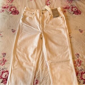 Madewell Straight-Leg Jeans in White